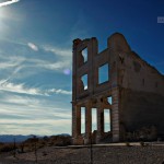 Abandoned structure, Rhyolite Ghost Town