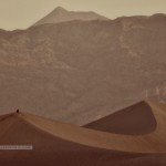 Hiker at Mesquite Flats Dunes