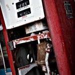 Old gas pump at Death Valley Junction
