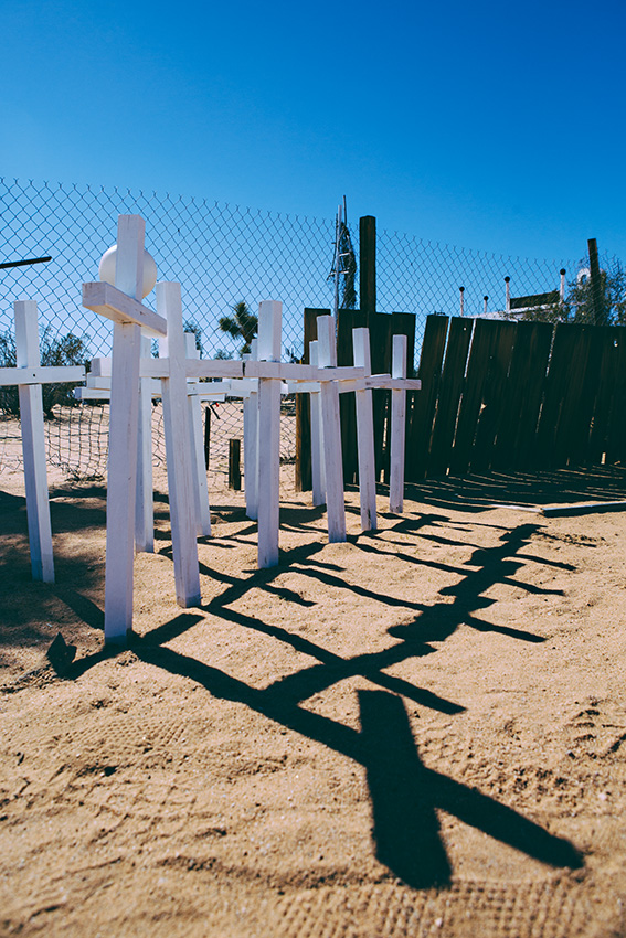 Desert headstones