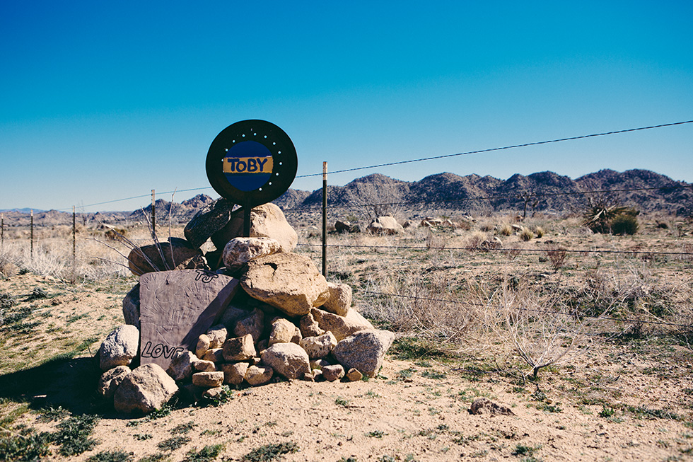 Toby roadside memorial