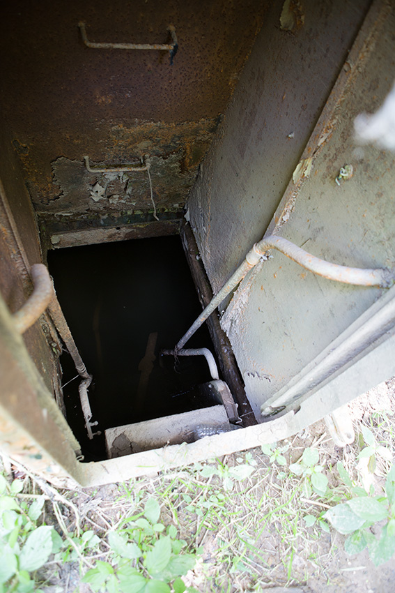 Below decks on derelict ship