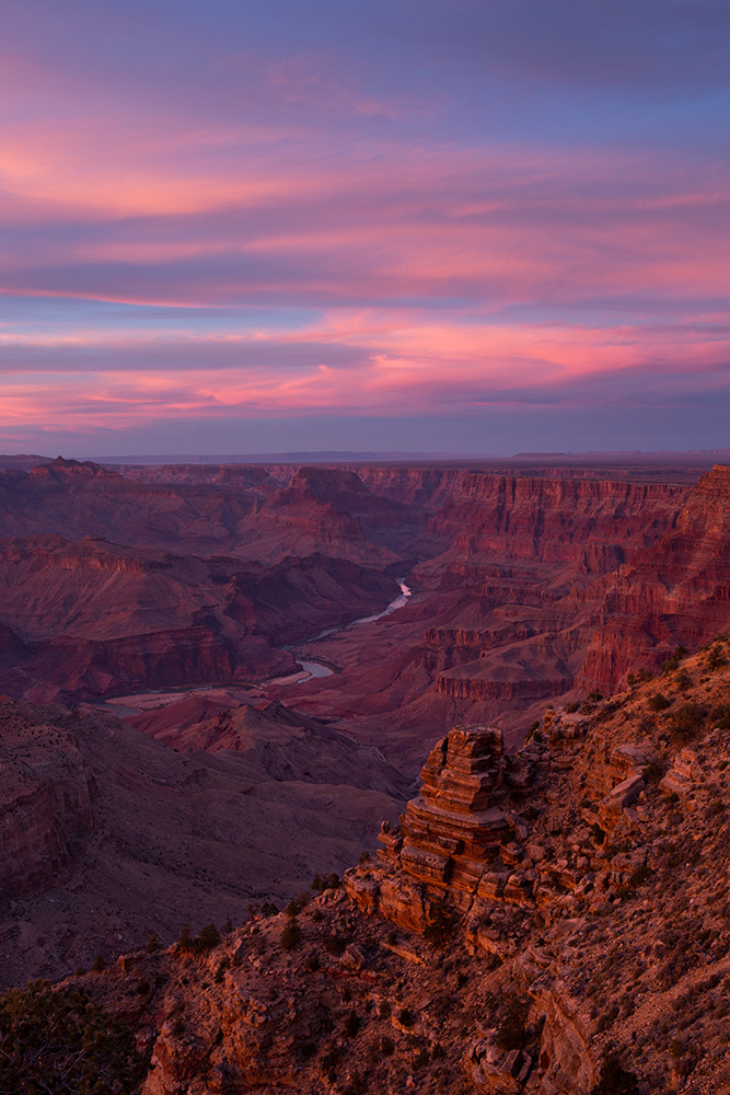 Grand Canyon Sunset at Desert View Watchtower