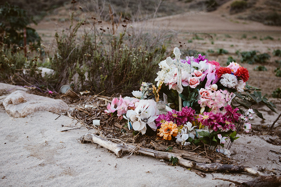 Moreno Valley roadside memorial