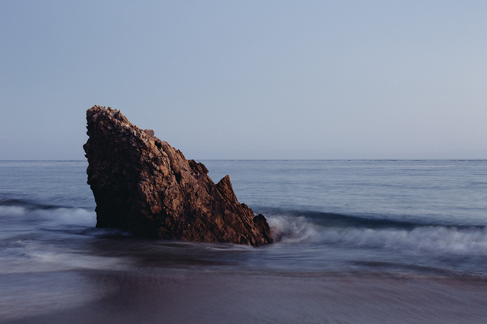 Tombstone rock at Corona Del Mar