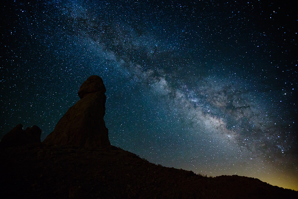 Trona Pinnacles Milky Way