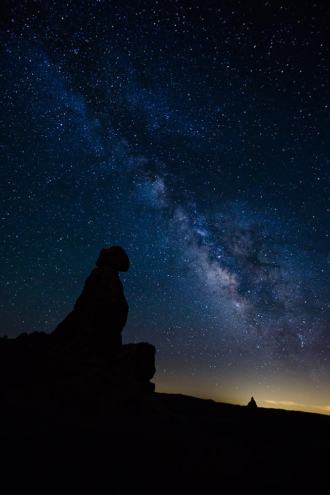 Trona Pinnacles Milky Way