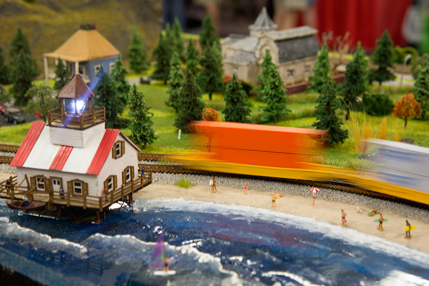 Anaheim Convention Center Model Train Expo-Light House