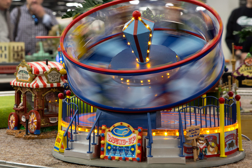 Anaheim Convention Center Model Train Expo-Amusement Park Ride