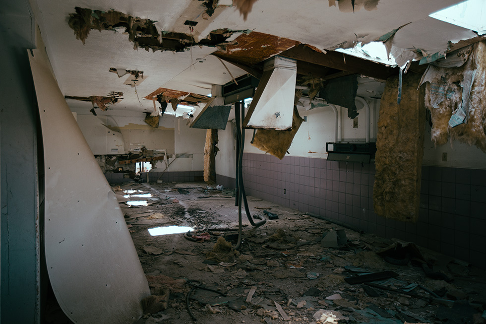 Collapsing kitchen