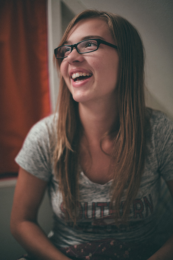 Portrait of a smiling young lady