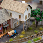 Anaheim Convention Center Model Train Expo-Town Scene