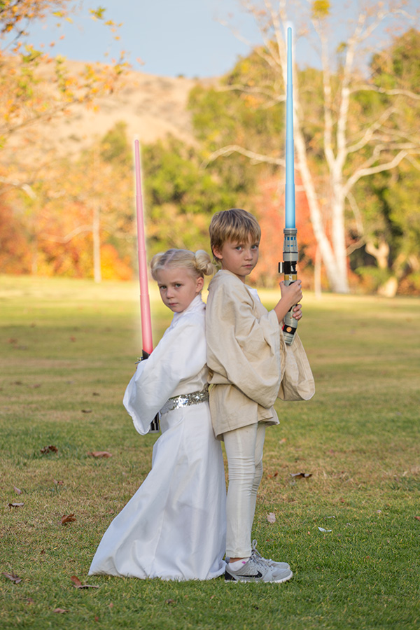 Star Wars Christmas card photos