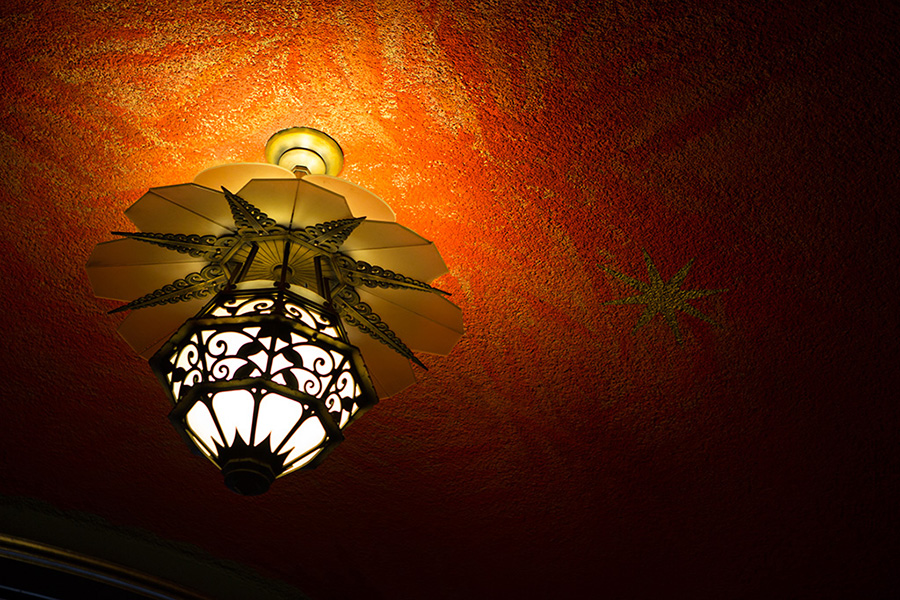 Ornate light fixture