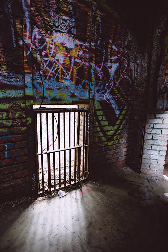 Abandoned Zoo Cage