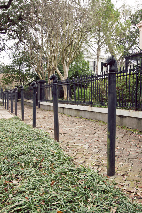 Horse heads in the Garden District