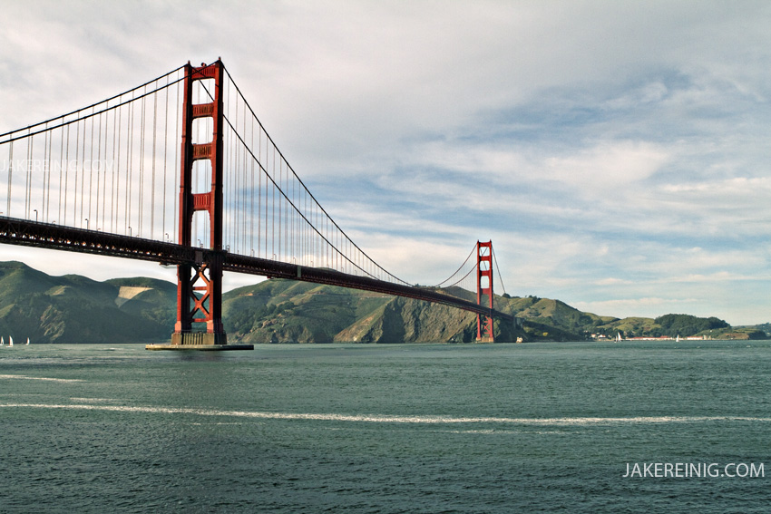 The Golden Gate from the north east
