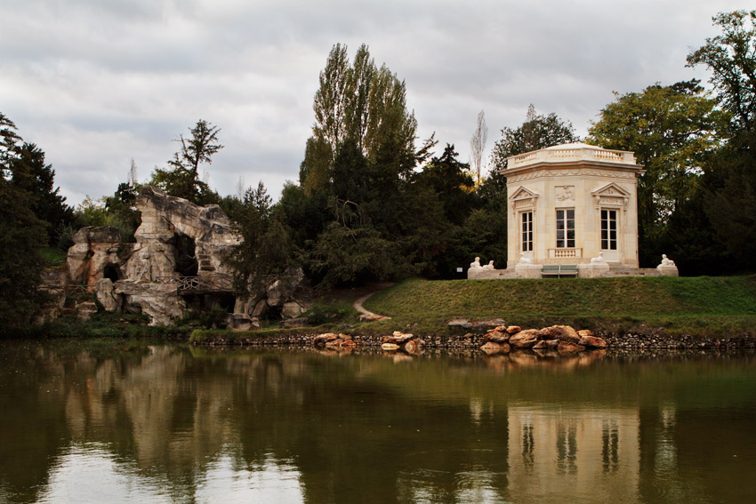 The Belvedere and rock fountain, Marie Antoinette's estate
