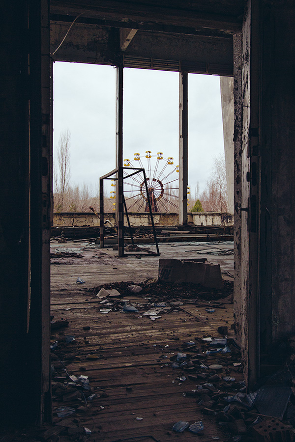 Chernobyl gym ferris wheel