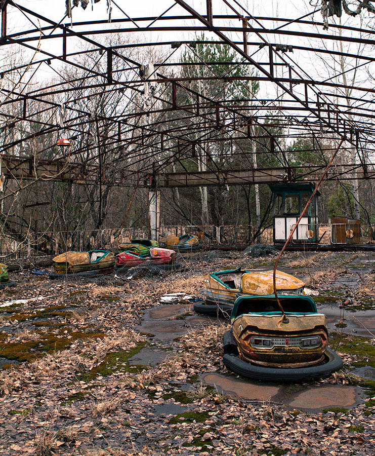 Chernobyl Prypyat bumper cars