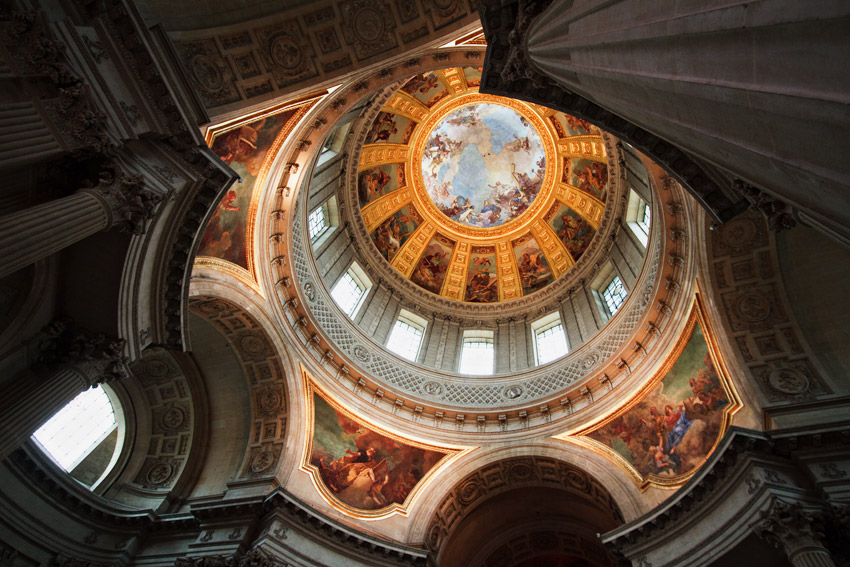 Interior dome, Hotel des Invalides