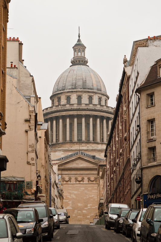 Pantheon, as seen from a nearby street