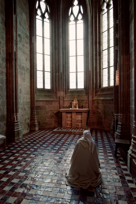 Prayer, Mont Saint-Michel