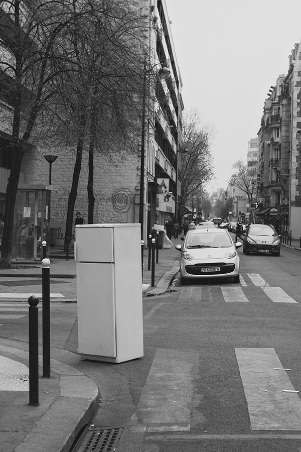 Lost fridge in Paris