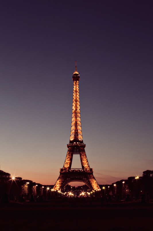 Eiffel Tower at night