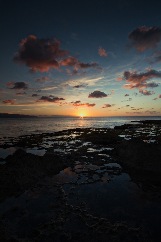 Hawaiian sunrise, Sharks Cove