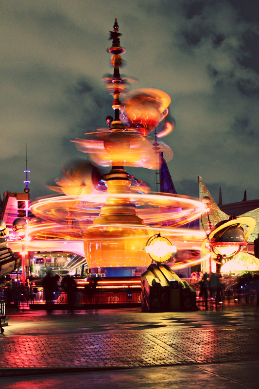 Disneyland long exposure