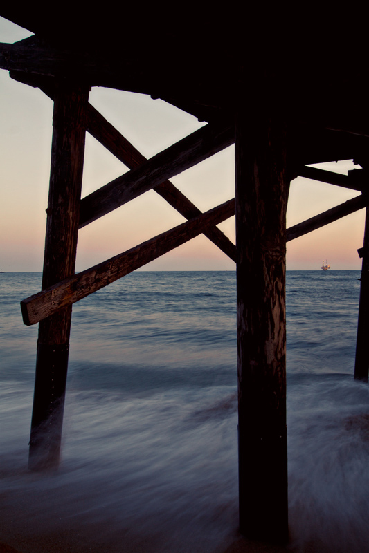 Seal Beach Pier long exposure