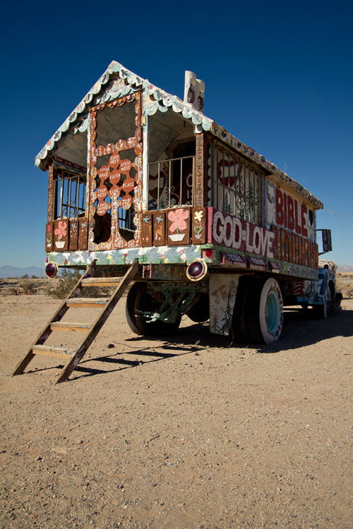 Salvation Mountain truck, Slab City, Salton Sea