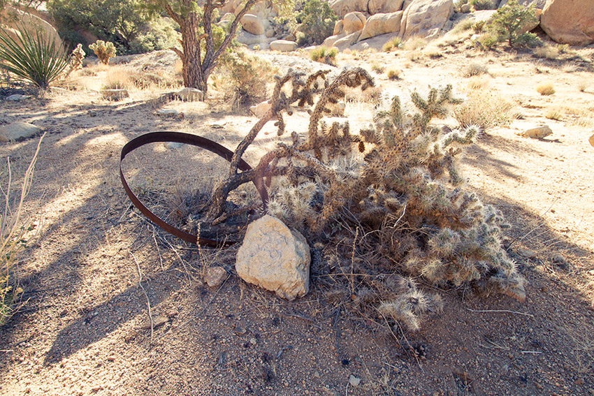 Abandoned miner's cabin at Joshua Tree, Eagle Hill