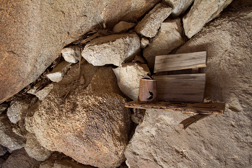 Abandoned miner's cabin at Joshua Tree, Eagle Hill