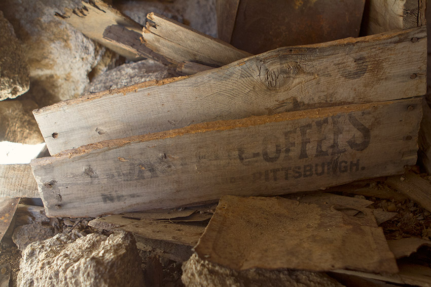 Abandoned miner's cabin at Joshua Tree, Eagle Hill