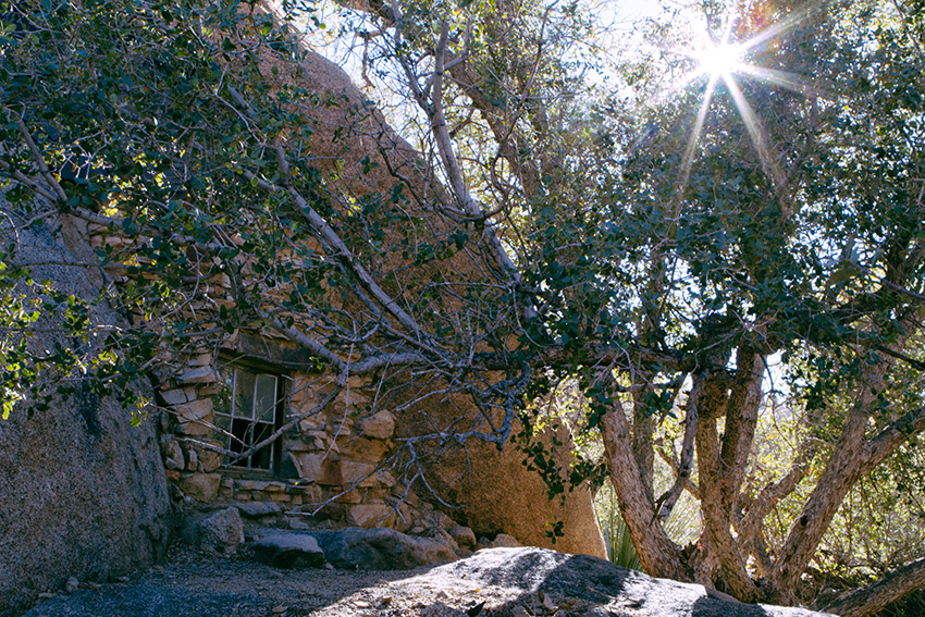 Abandoned miner's cabin at Joshua Tree, Eagle Hill