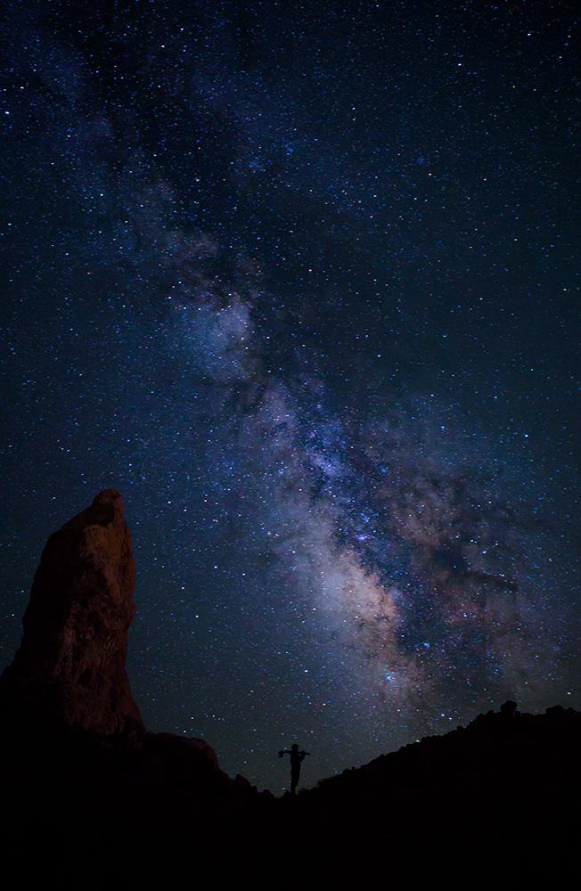 Milky Way at Trona Pinnacles