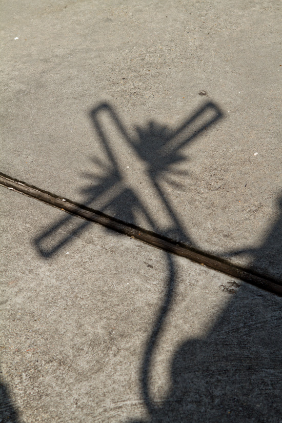New Orleans cemetery shadow