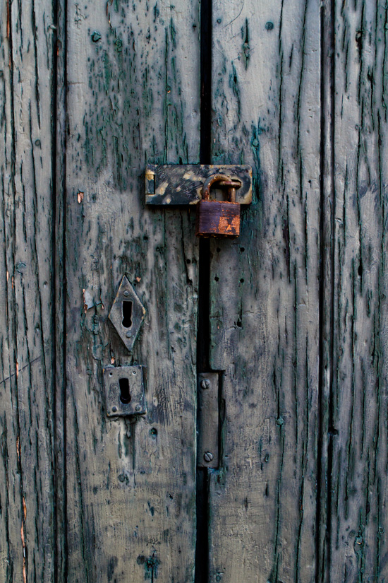 Interesting lock and door in the French Quarter