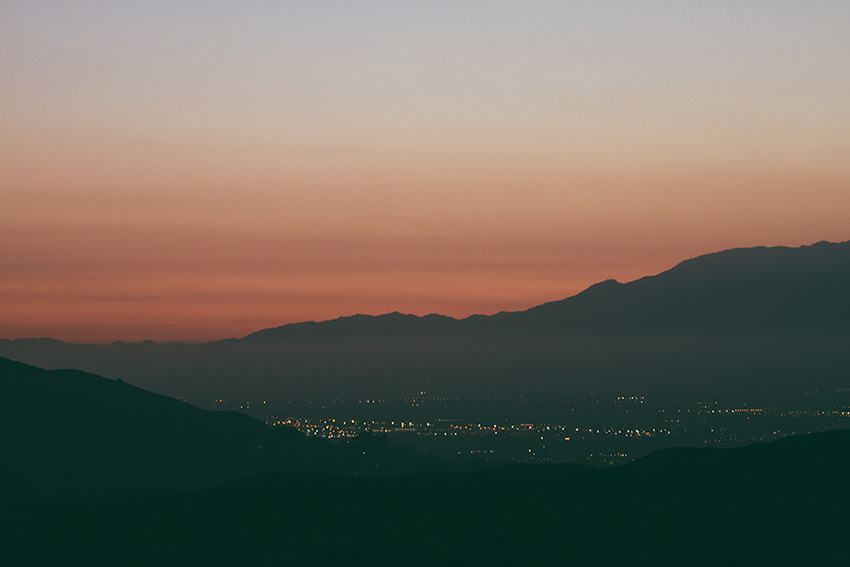 Landscape sunset