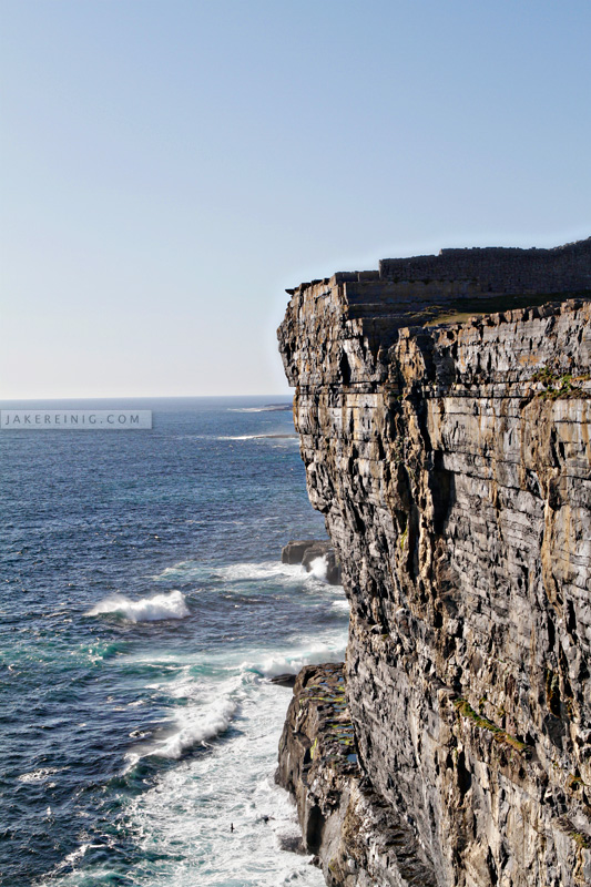 Cliffs below Dun Aengus