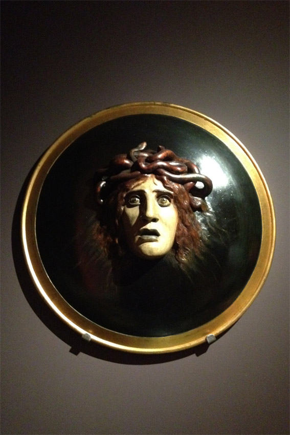 Medusa's head, Pompidou Museum